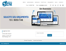 Tablet Screenshot of ozni.com.br